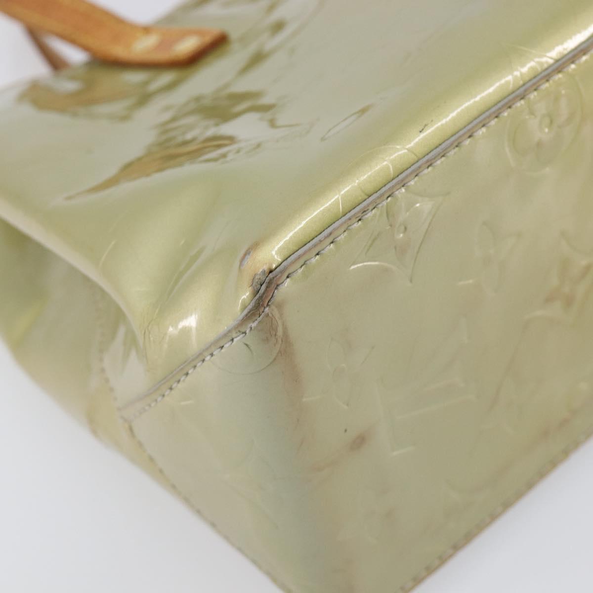 LOUIS VUITTON Monogram Vernis Reade PM Hand Bag Gris M91145 LV Auth bs37346