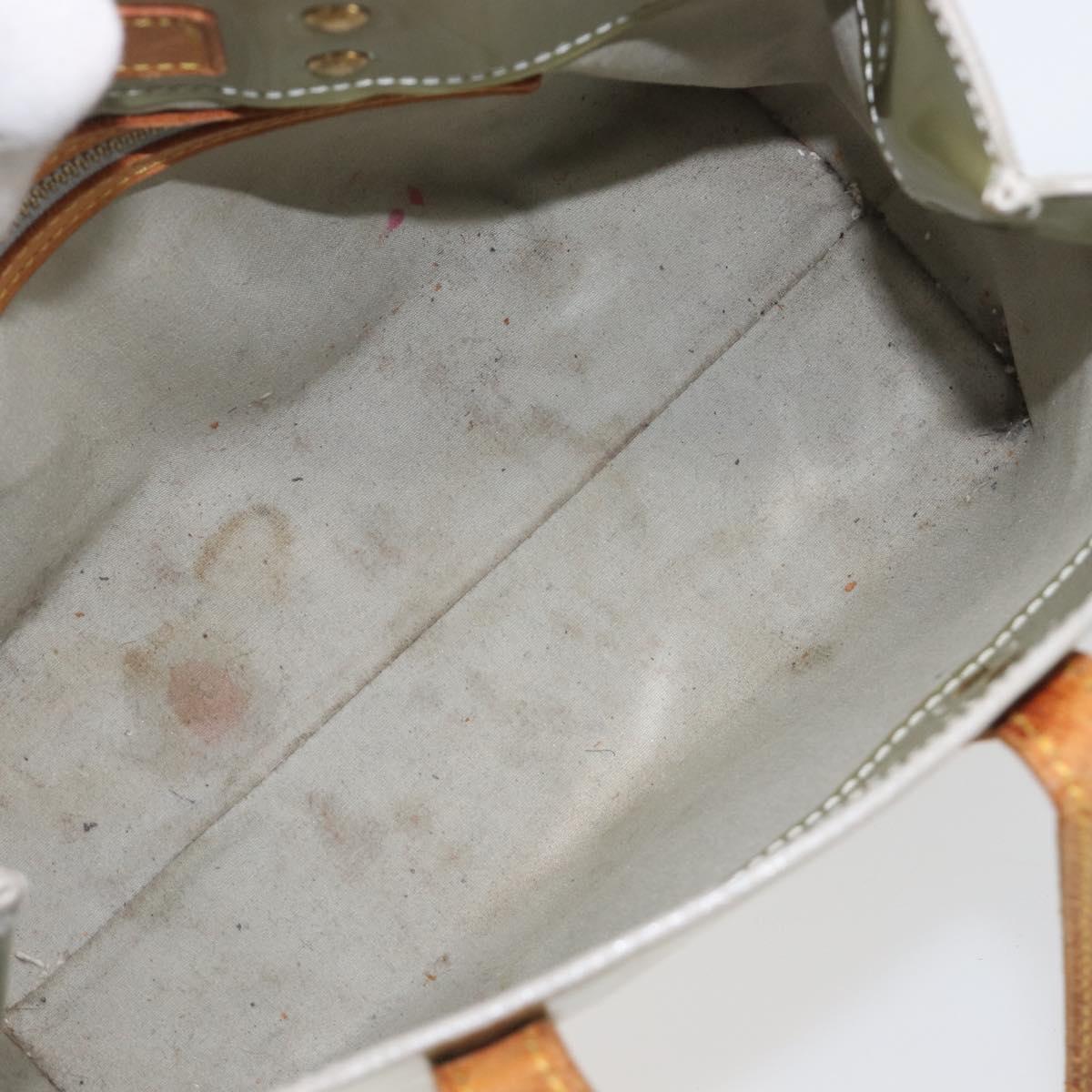 LOUIS VUITTON Monogram Vernis Reade PM Hand Bag Gris M91145 LV Auth bs37346