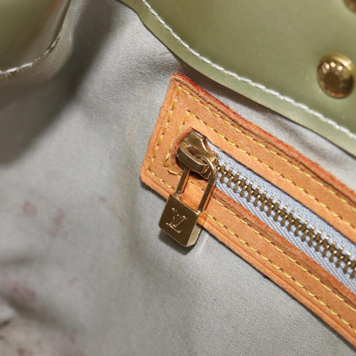 LOUIS VUITTON Monogram Vernis Reade PM Hand Bag Gris M91145 LV Auth bs37346
