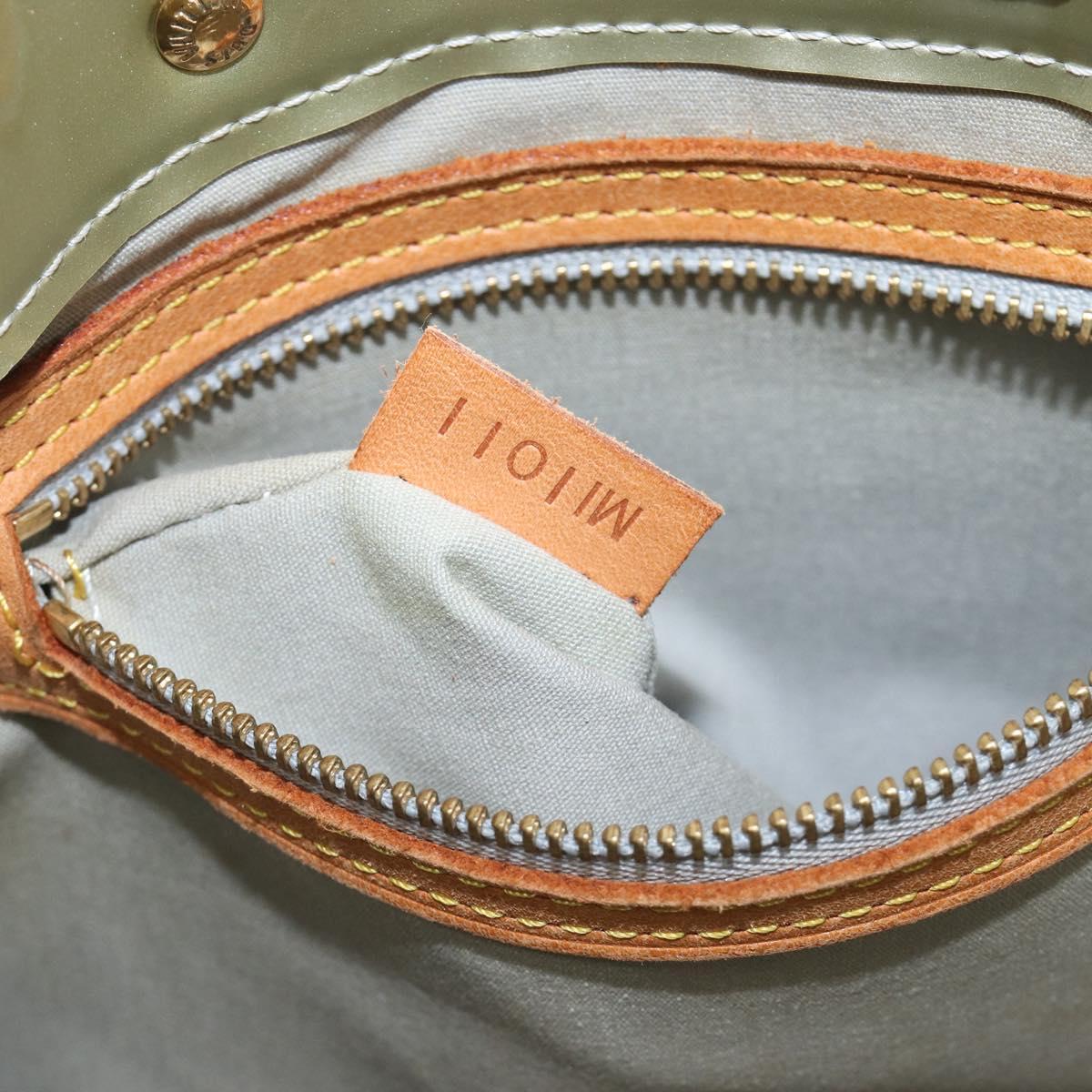 LOUIS VUITTON Monogram Vernis Reade PM Hand Bag Gris M91145 LV Auth bs37346