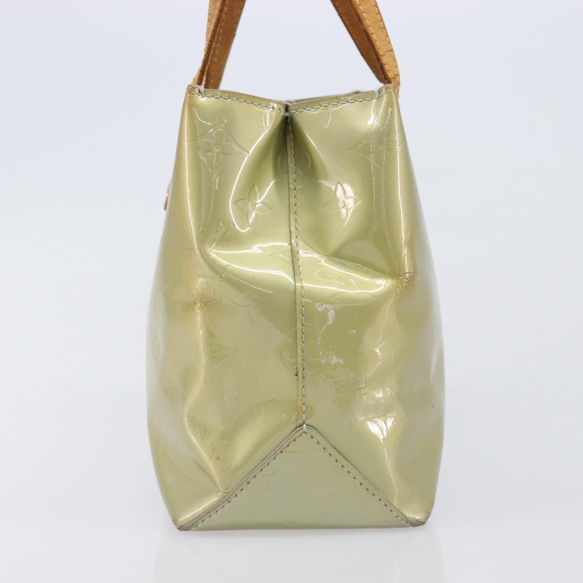 LOUIS VUITTON Monogram Vernis Reade PM Hand Bag Gris M91145 LV Auth bs37346