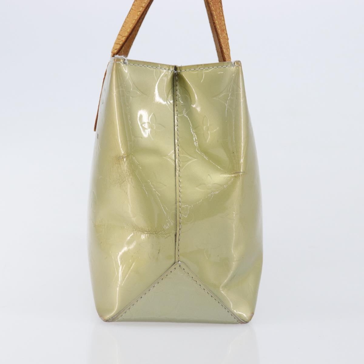 LOUIS VUITTON Monogram Vernis Reade PM Hand Bag Gris M91145 LV Auth bs37346