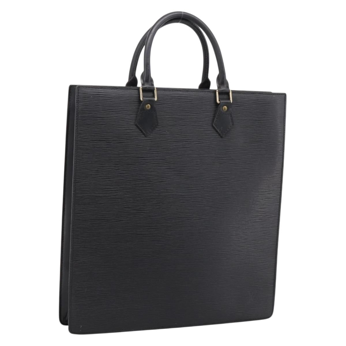 LOUIS VUITTON Epi Sac Plat Hand Bag Black M59082 LV Auth bs37349