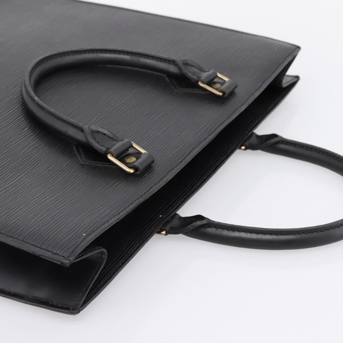 LOUIS VUITTON Epi Sac Plat Hand Bag Black M59082 LV Auth bs37349