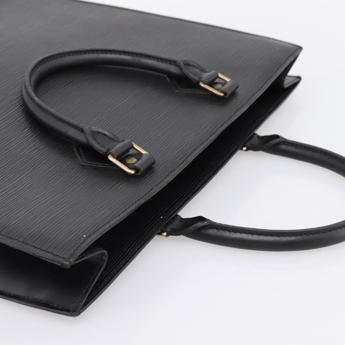 LOUIS VUITTON Epi Sac Plat Hand Bag Black M59082 LV Auth bs37349