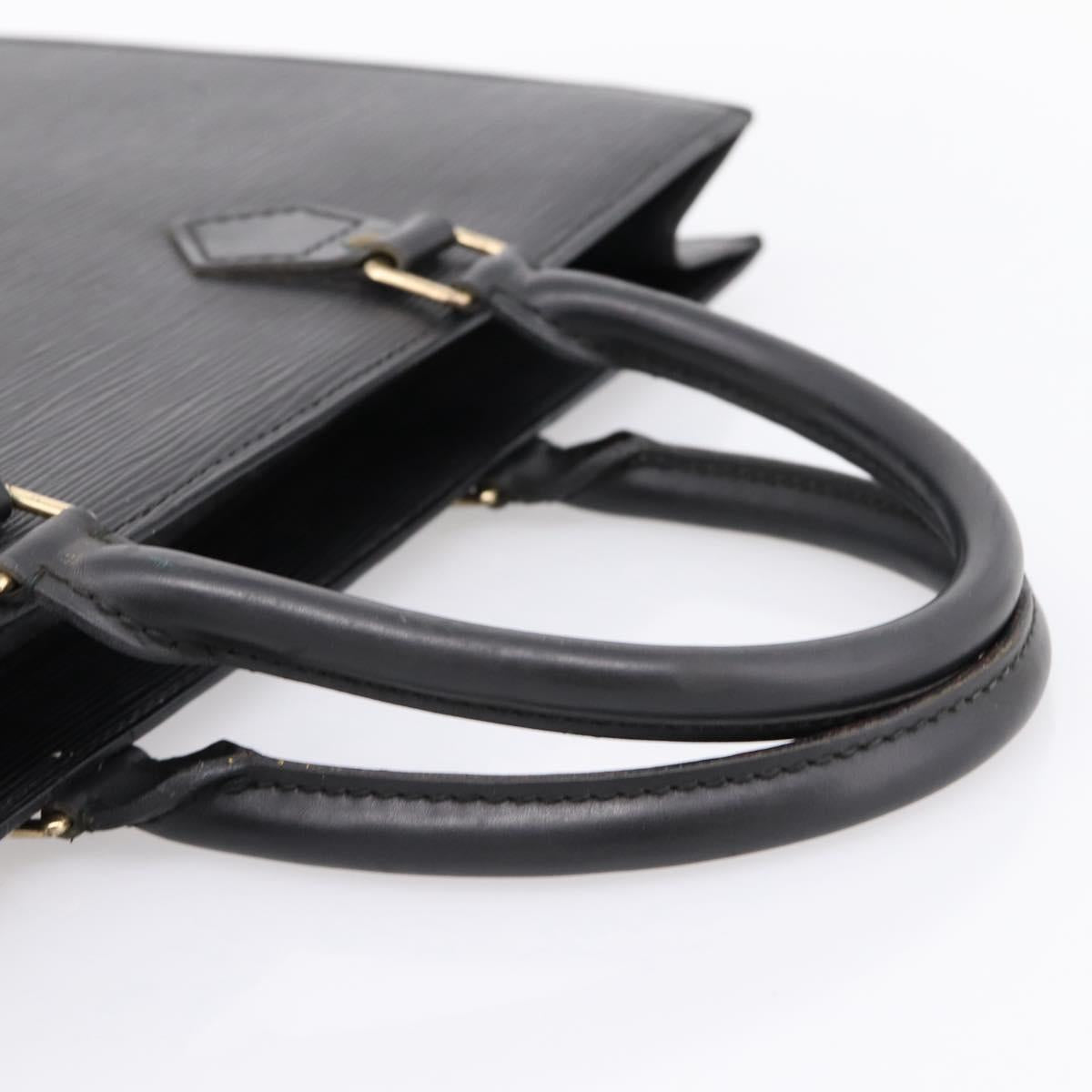 LOUIS VUITTON Epi Sac Plat Hand Bag Black M59082 LV Auth bs37349