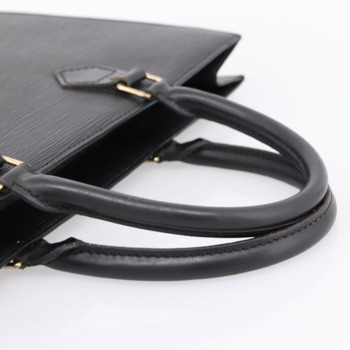 LOUIS VUITTON Epi Sac Plat Hand Bag Black M59082 LV Auth bs37349