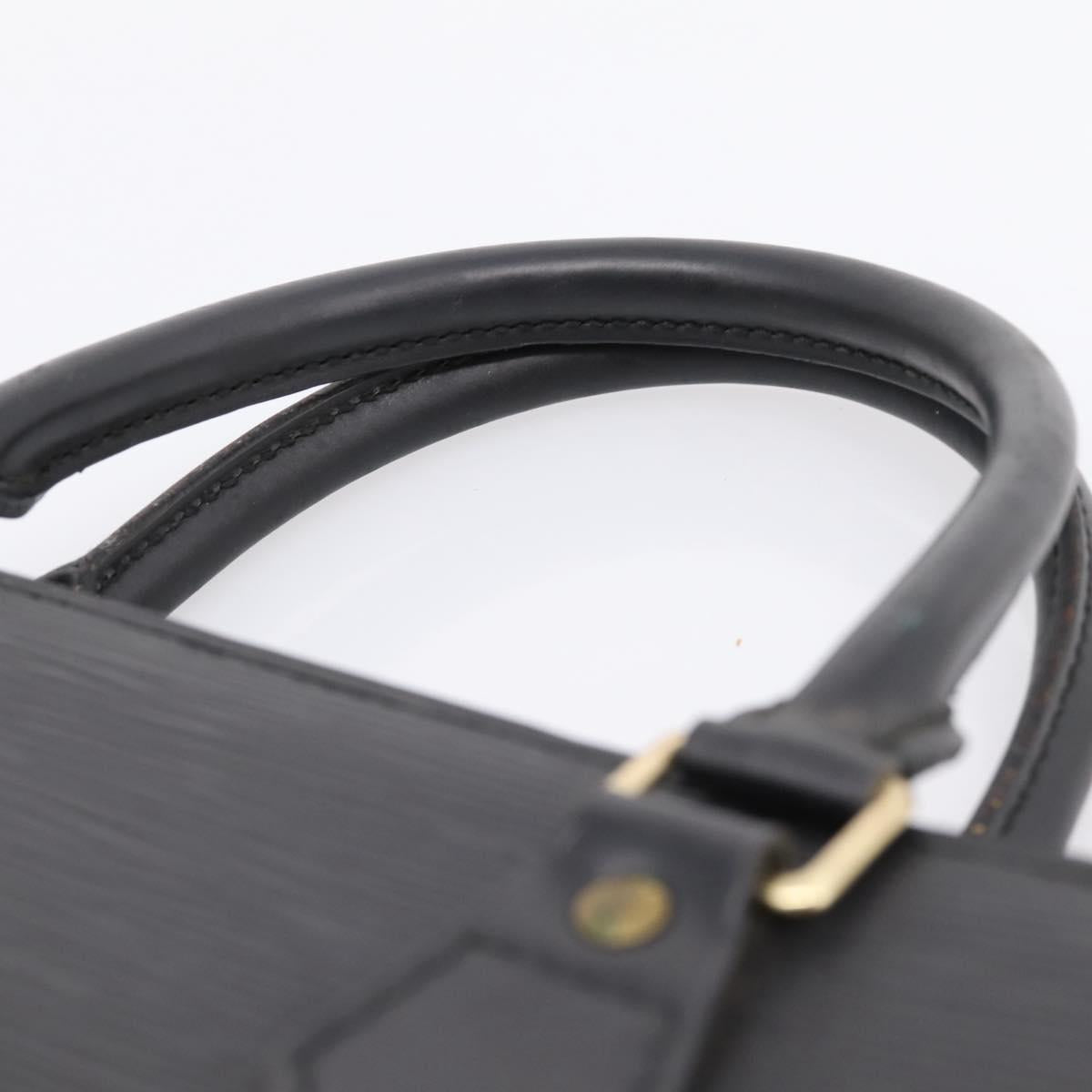 LOUIS VUITTON Epi Sac Plat Hand Bag Black M59082 LV Auth bs37349
