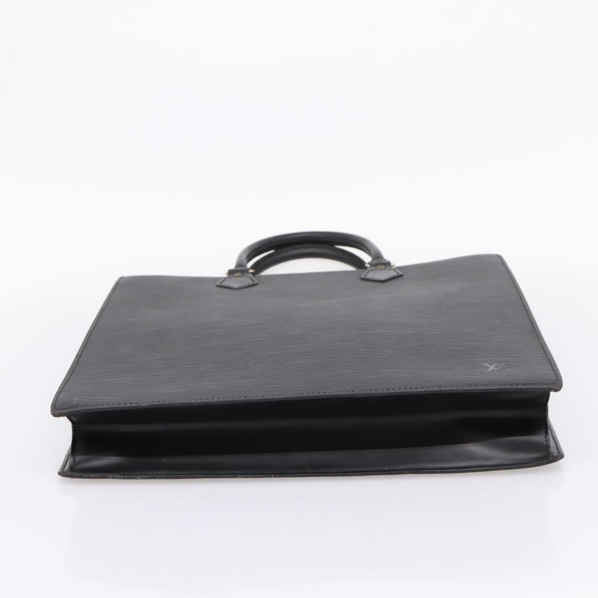 LOUIS VUITTON Epi Sac Plat Hand Bag Black M59082 LV Auth bs37349