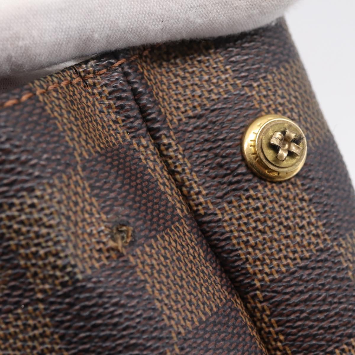LOUIS VUITTON Damier Ebene Kababobur Tote Bag N52006 LV Auth bs37350