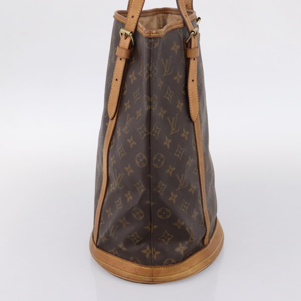 LOUIS VUITTON Monogram Bucket GM Shoulder Bag M42236 LV Auth bs37351