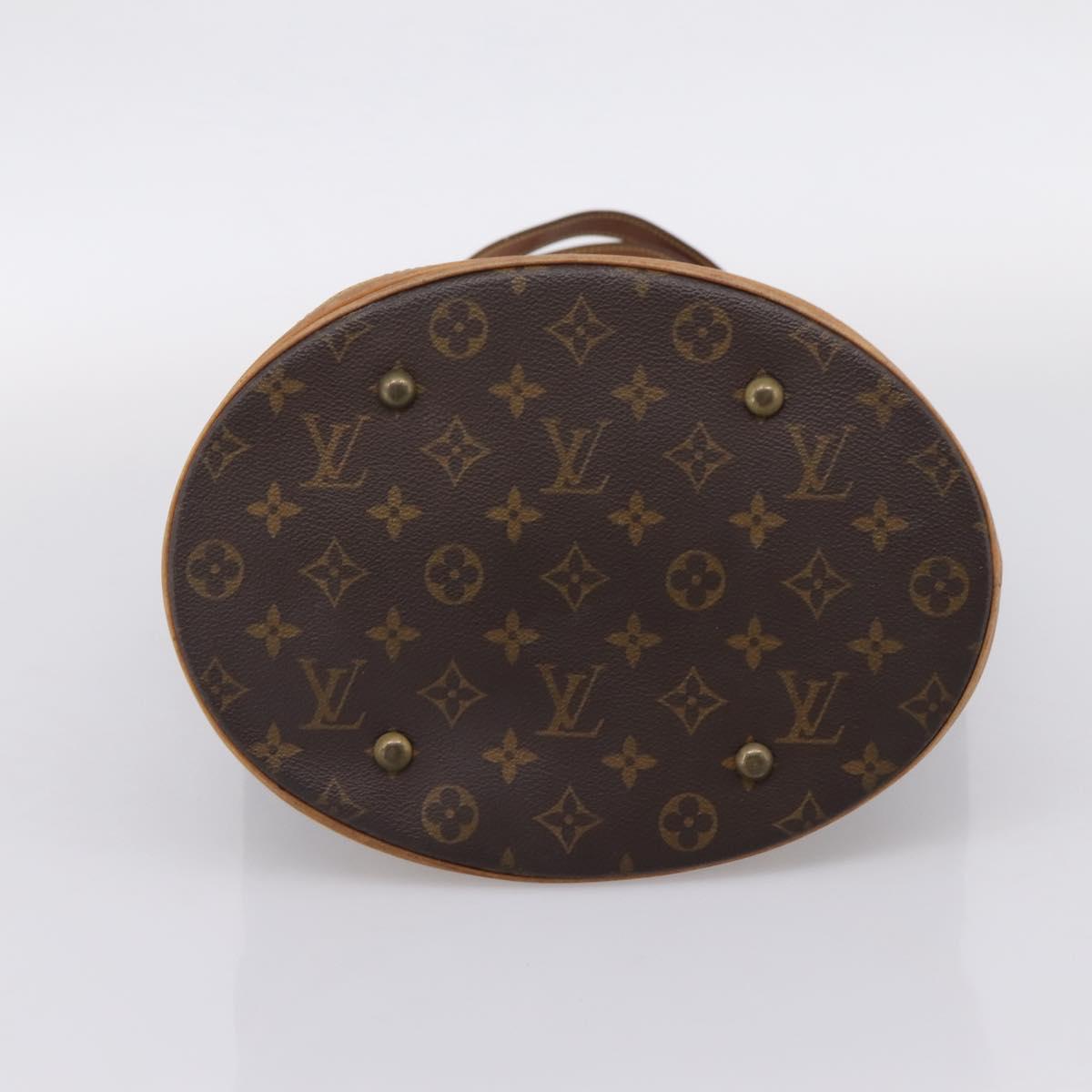 LOUIS VUITTON Monogram Bucket GM Shoulder Bag M42236 LV Auth bs37351