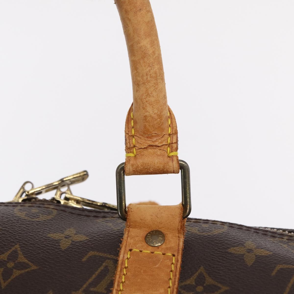 LOUIS VUITTON Monogram Keepall Bandouliere 45 Boston Bag M41418 LV Auth bs37352