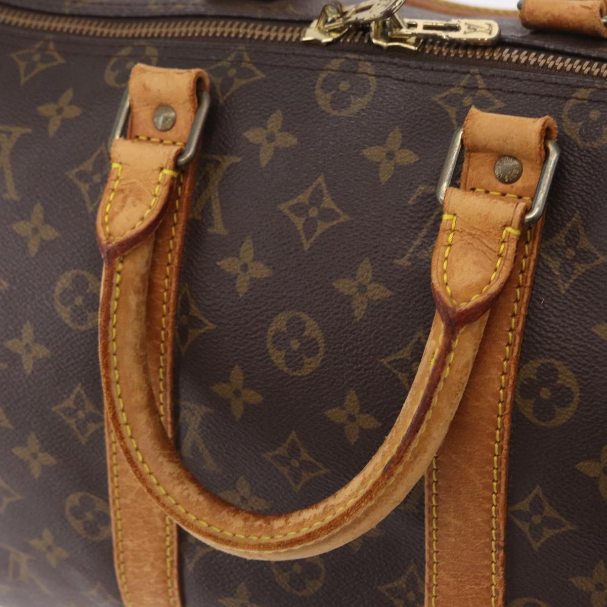 LOUIS VUITTON Monogram Keepall Bandouliere 45 Boston Bag M41418 LV Auth bs37352