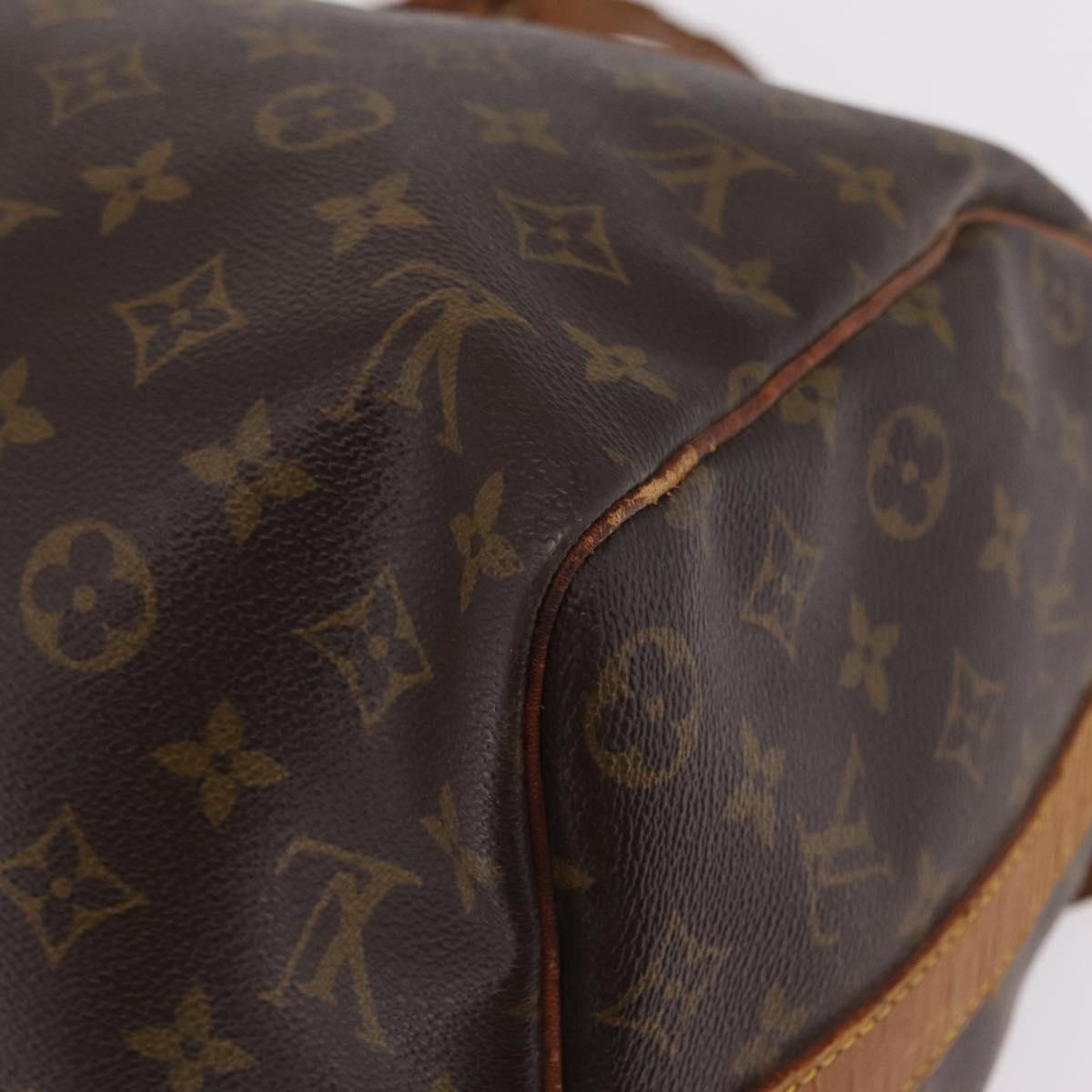 LOUIS VUITTON Monogram Keepall Bandouliere 45 Boston Bag M41418 LV Auth bs37352
