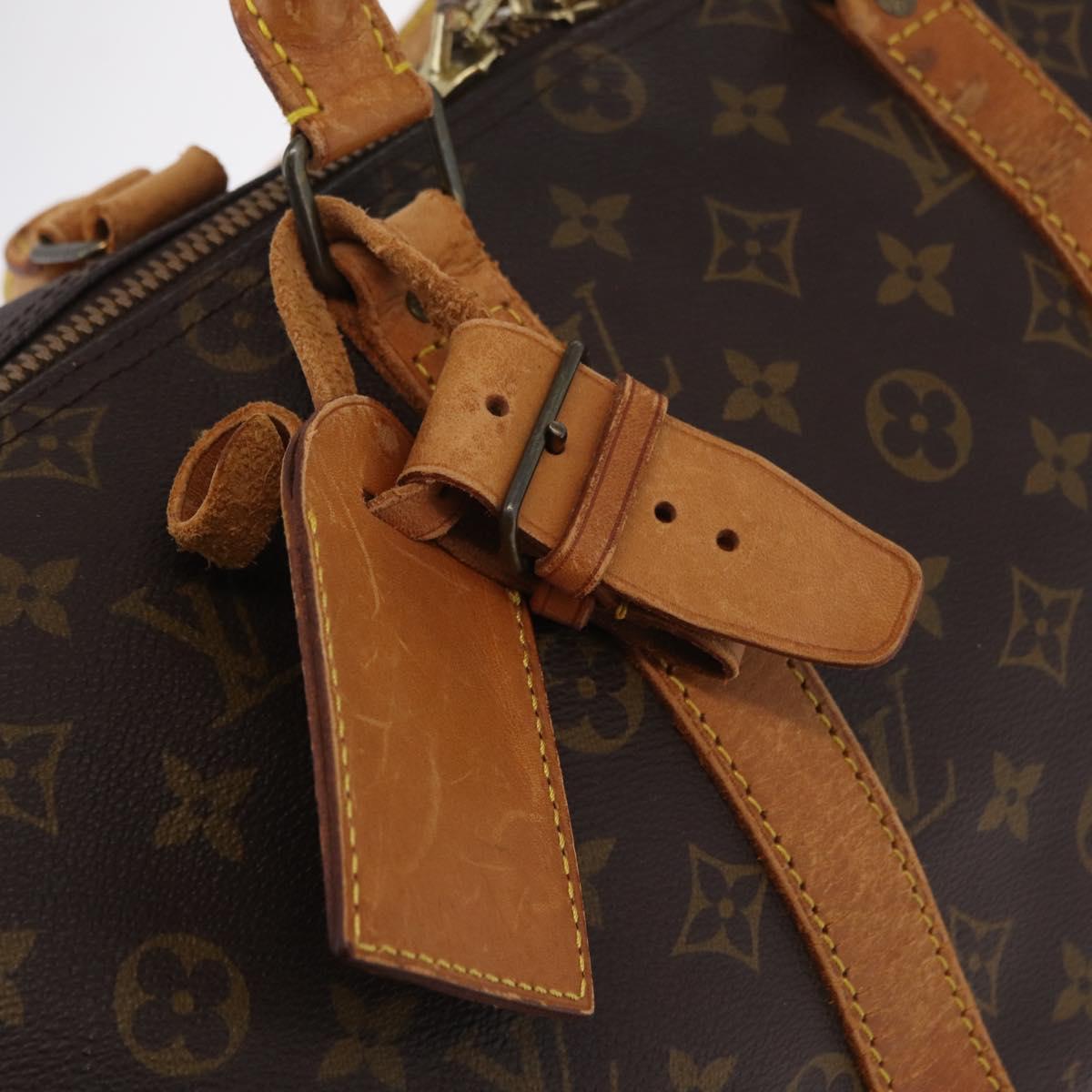 LOUIS VUITTON Monogram Keepall Bandouliere 45 Boston Bag M41418 LV Auth bs37352