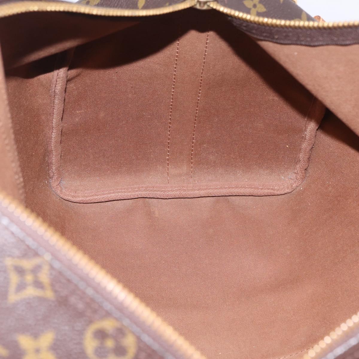 LOUIS VUITTON Monogram Keepall Bandouliere 45 Boston Bag M41418 LV Auth bs37352