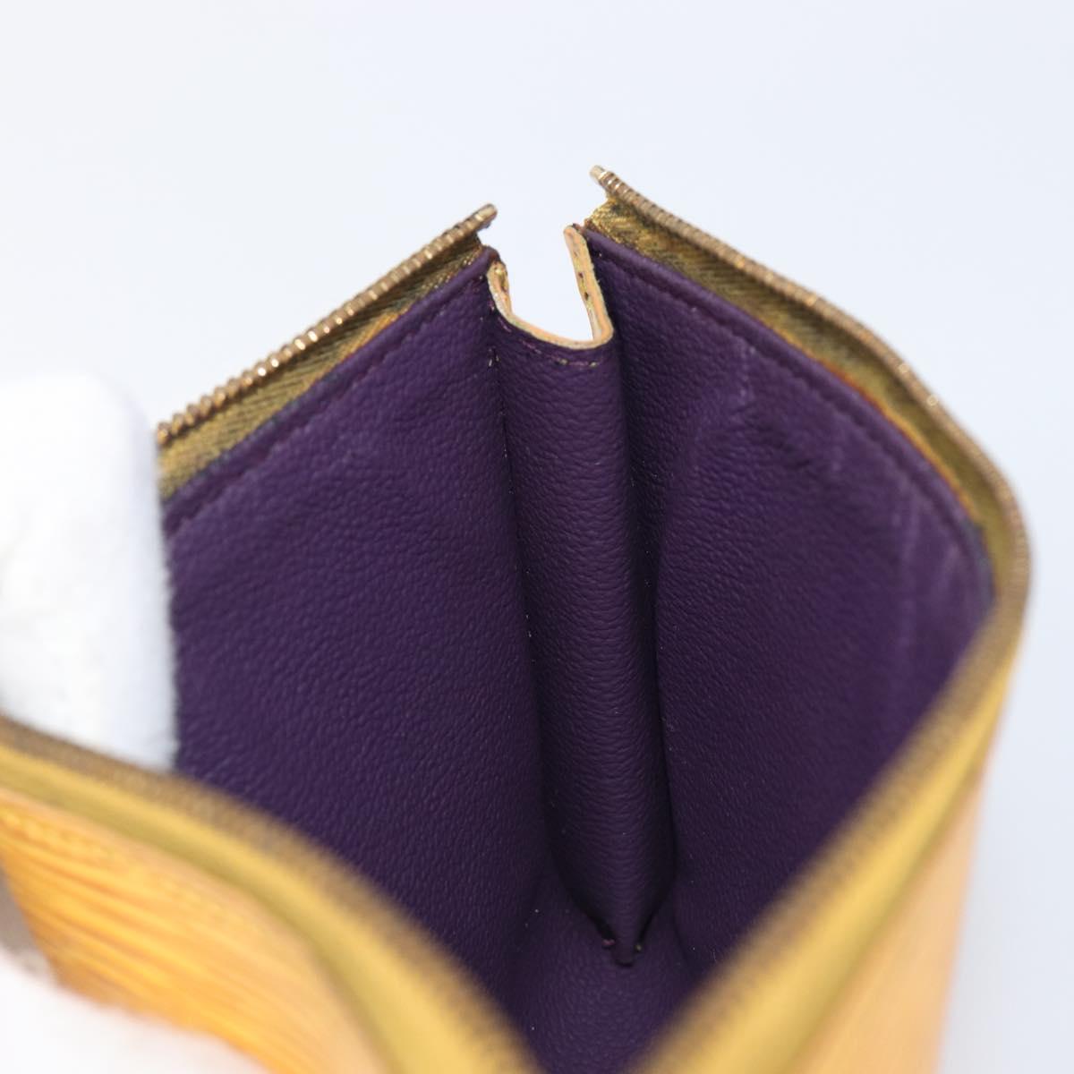 LOUIS VUITTON Epi Pochette Accessoires Pouch Yellow M52949 LV Auth bs37353