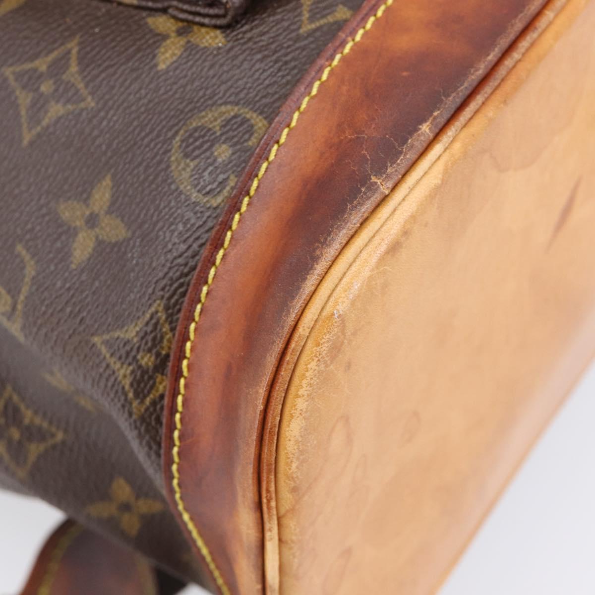LOUIS VUITTON Monogram Montsouris GM Backpack M51135 LV Auth bs37354