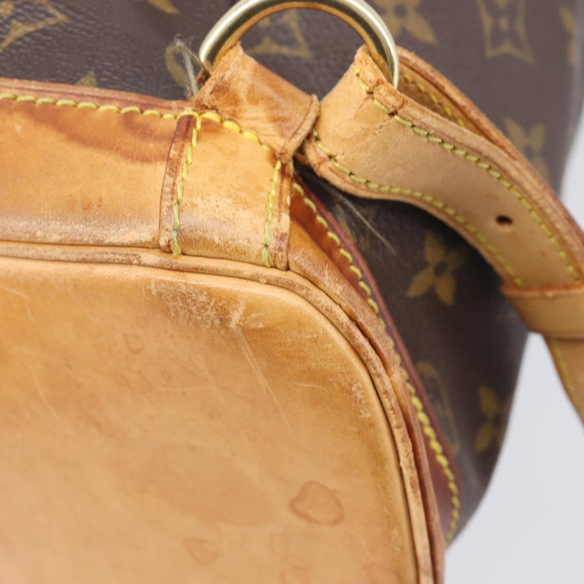LOUIS VUITTON Monogram Montsouris GM Backpack M51135 LV Auth bs37354