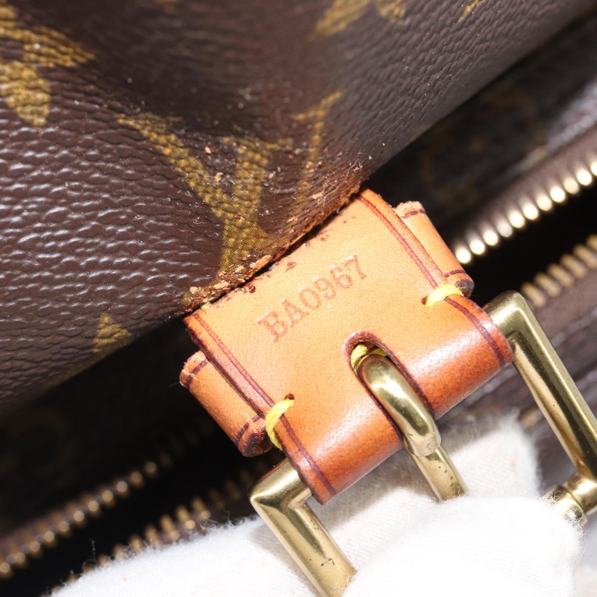 LOUIS VUITTON Monogram Montsouris GM Backpack M51135 LV Auth bs37354