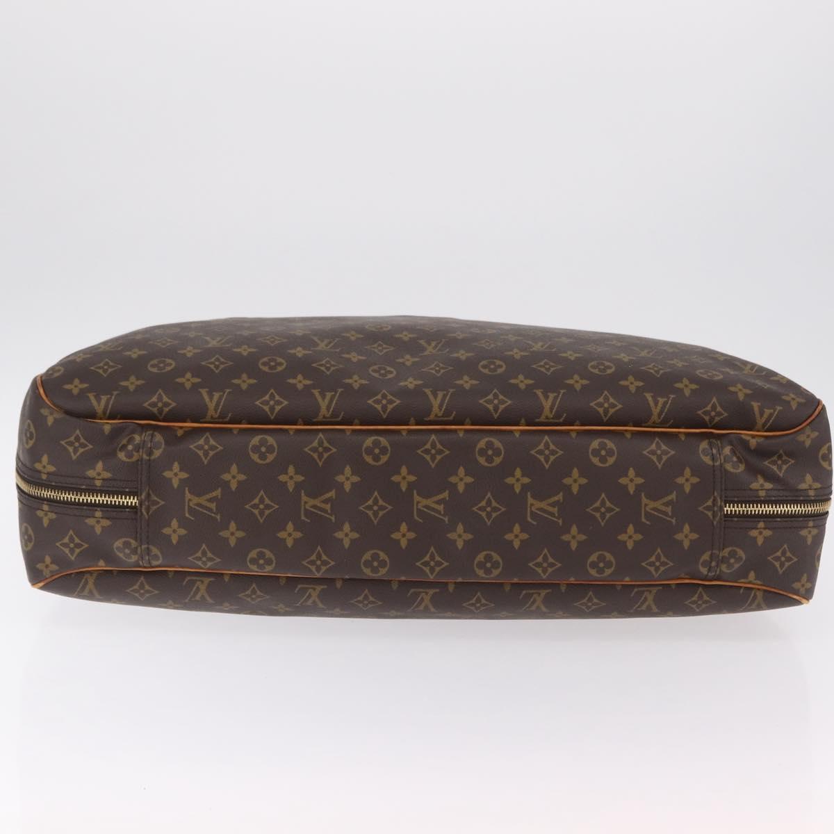 LOUIS VUITTON Monogram Alize de Poche Boston Bag 2way M41392 LV Auth bs37363