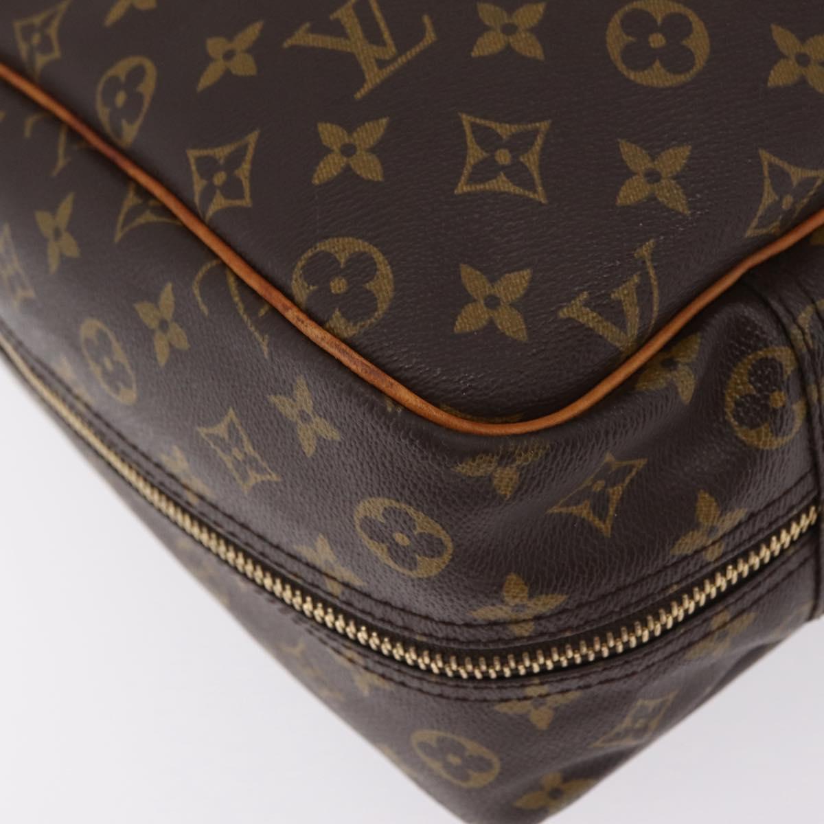 LOUIS VUITTON Monogram Alize de Poche Boston Bag 2way M41392 LV Auth bs37363