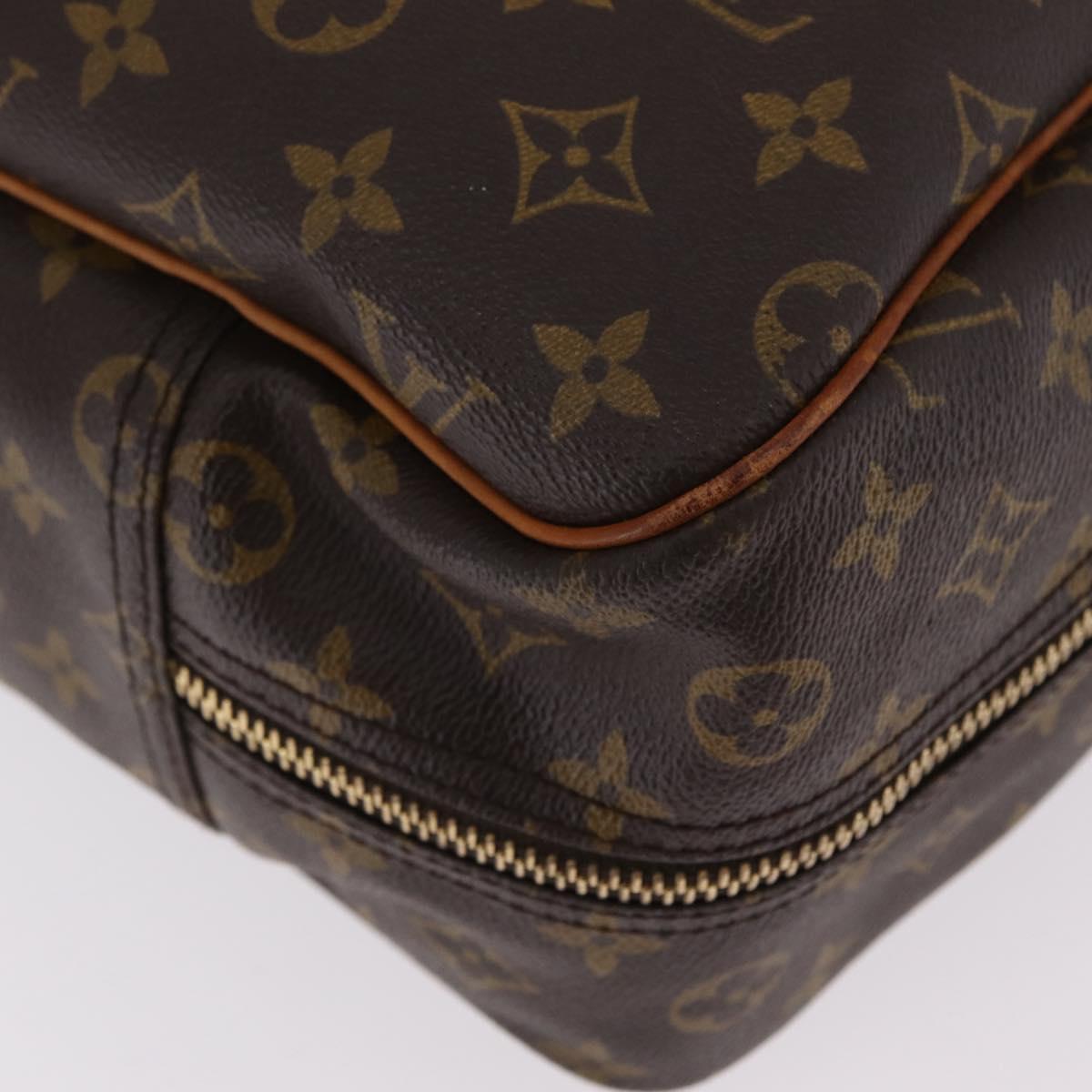 LOUIS VUITTON Monogram Alize de Poche Boston Bag 2way M41392 LV Auth bs37363