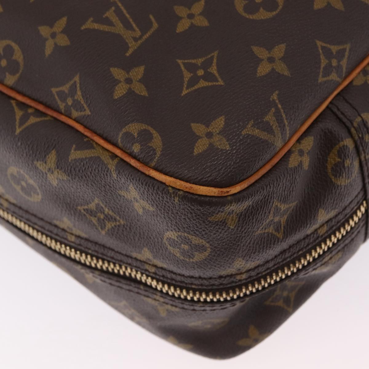 LOUIS VUITTON Monogram Alize de Poche Boston Bag 2way M41392 LV Auth bs37363