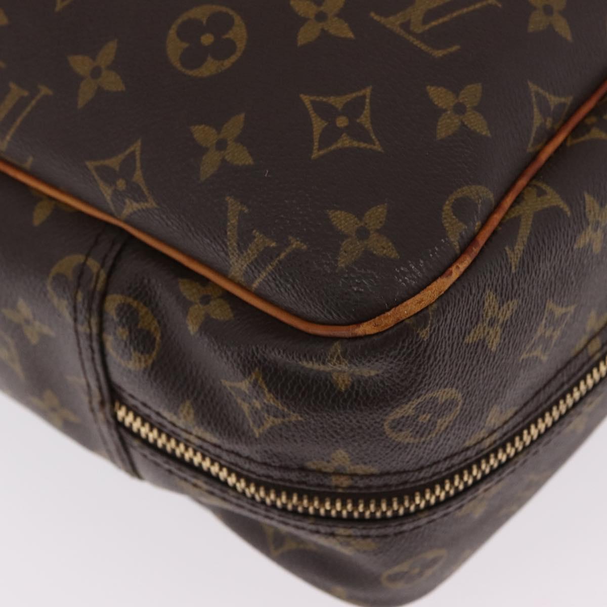LOUIS VUITTON Monogram Alize de Poche Boston Bag 2way M41392 LV Auth bs37363
