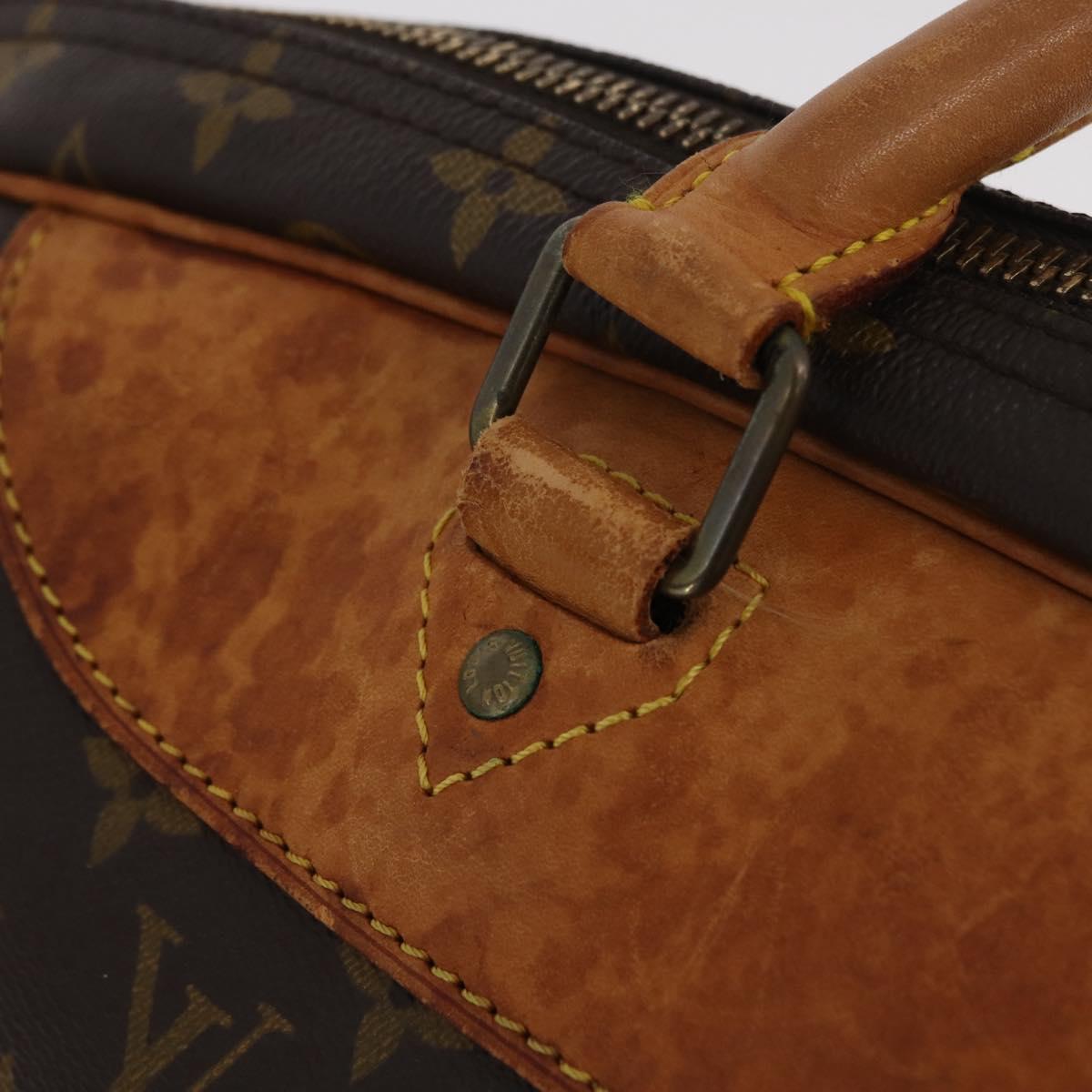 LOUIS VUITTON Monogram Alize de Poche Boston Bag 2way M41392 LV Auth bs37363