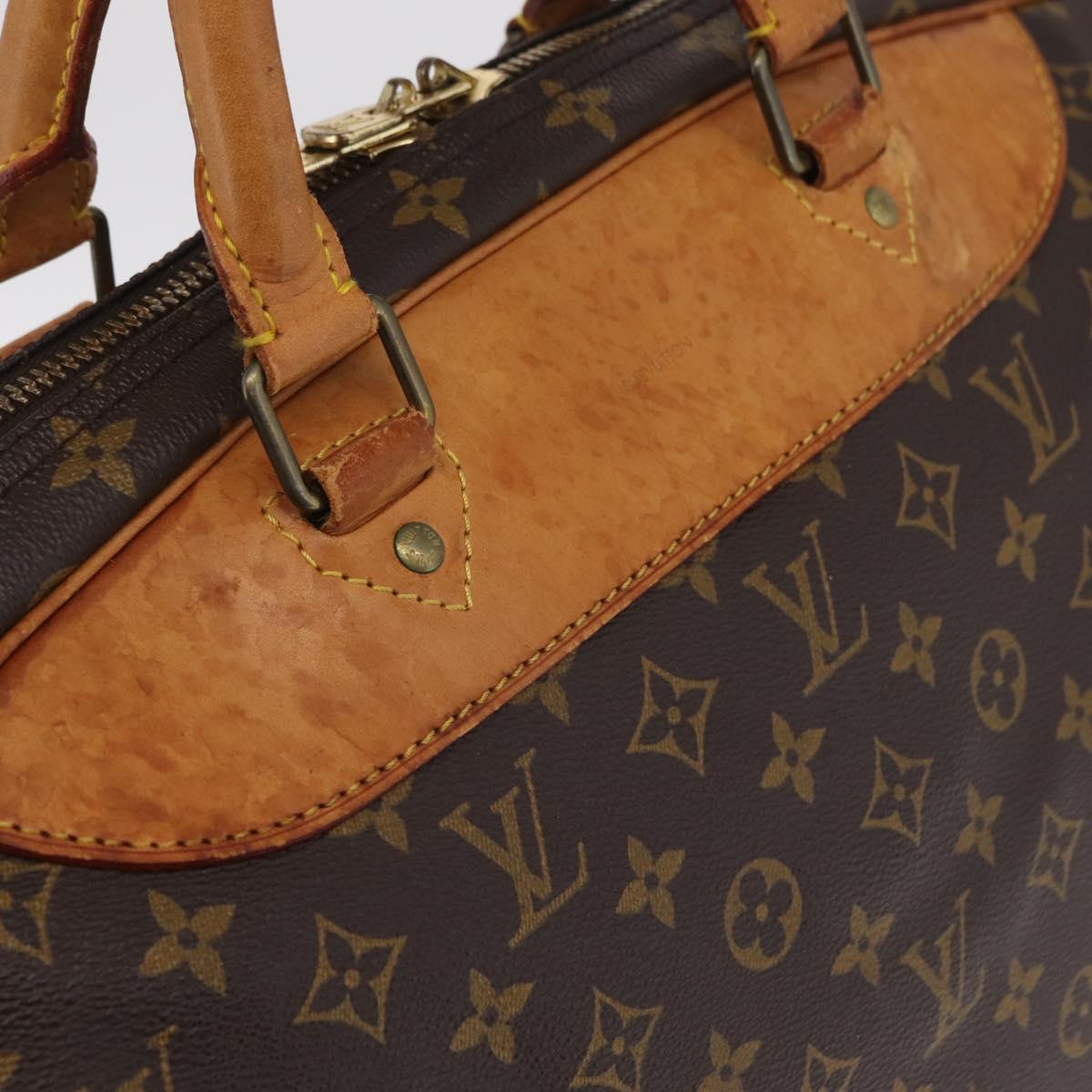 LOUIS VUITTON Monogram Alize de Poche Boston Bag 2way M41392 LV Auth bs37363