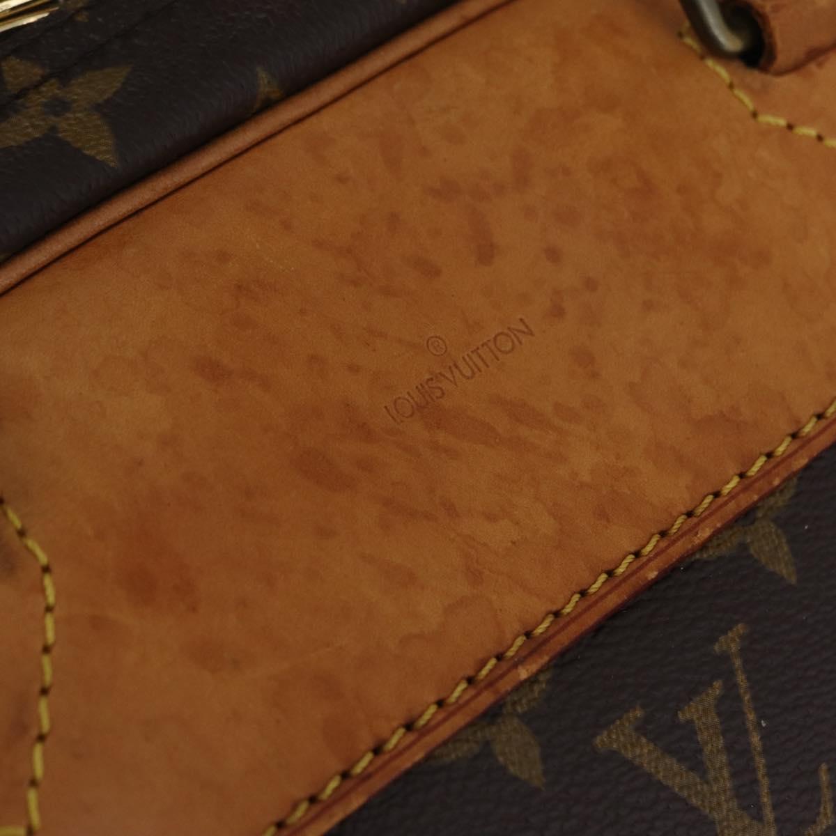 LOUIS VUITTON Monogram Alize de Poche Boston Bag 2way M41392 LV Auth bs37363