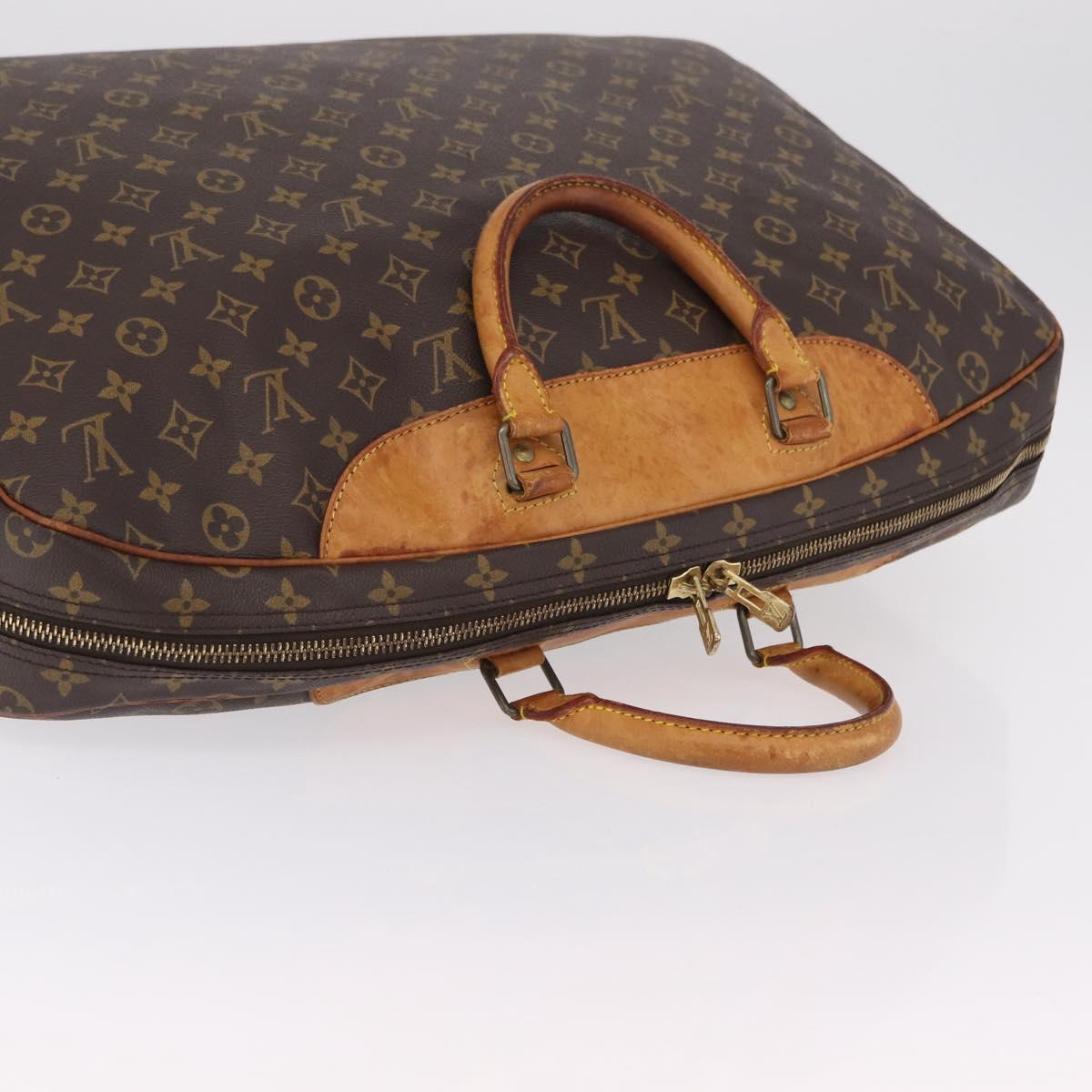 LOUIS VUITTON Monogram Alize de Poche Boston Bag 2way M41392 LV Auth bs37363