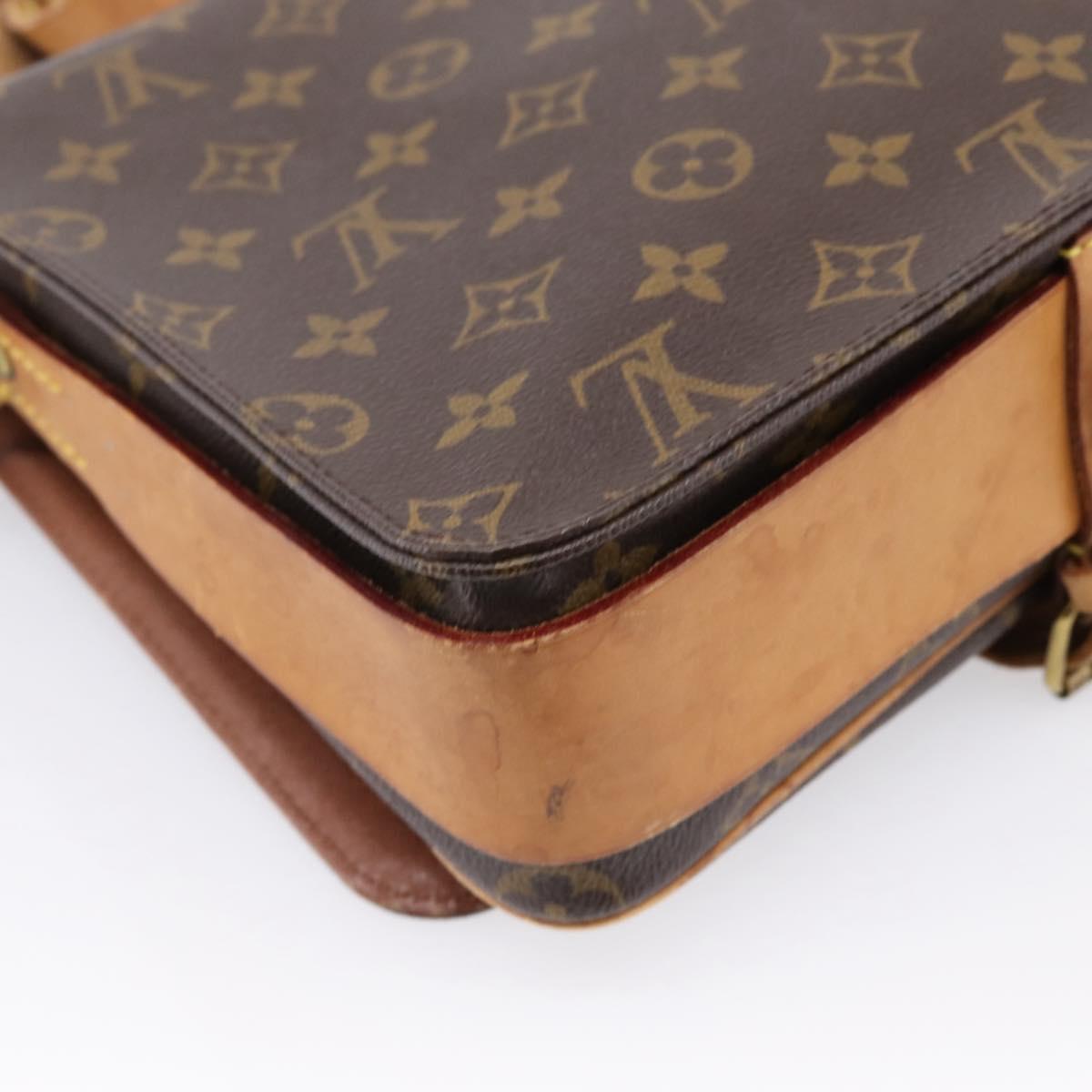 LOUIS VUITTON Monogram Cartouchiere GM Shoulder Bag M51252 LV Auth bs37364