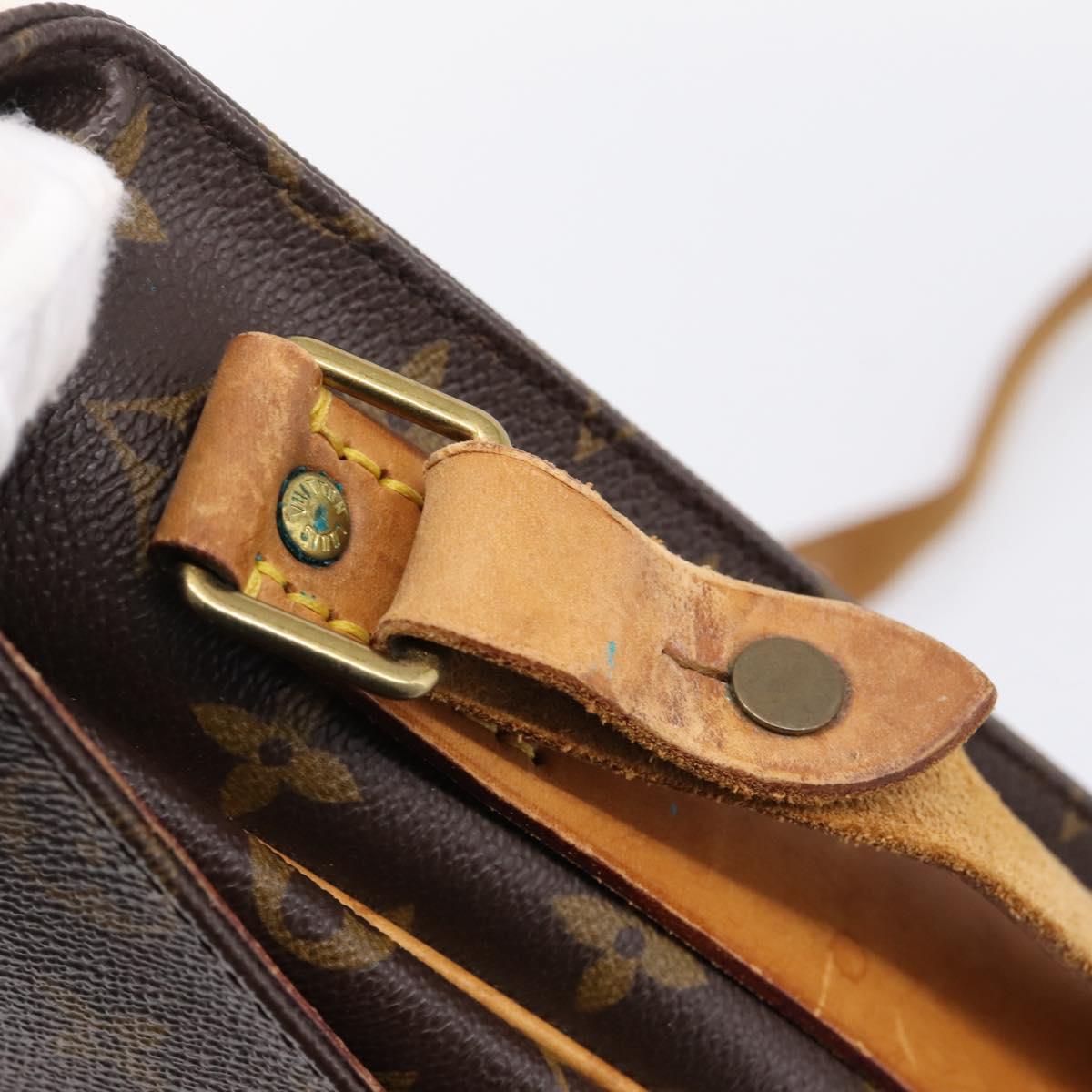 LOUIS VUITTON Monogram Cartouchiere GM Shoulder Bag M51252 LV Auth bs37364