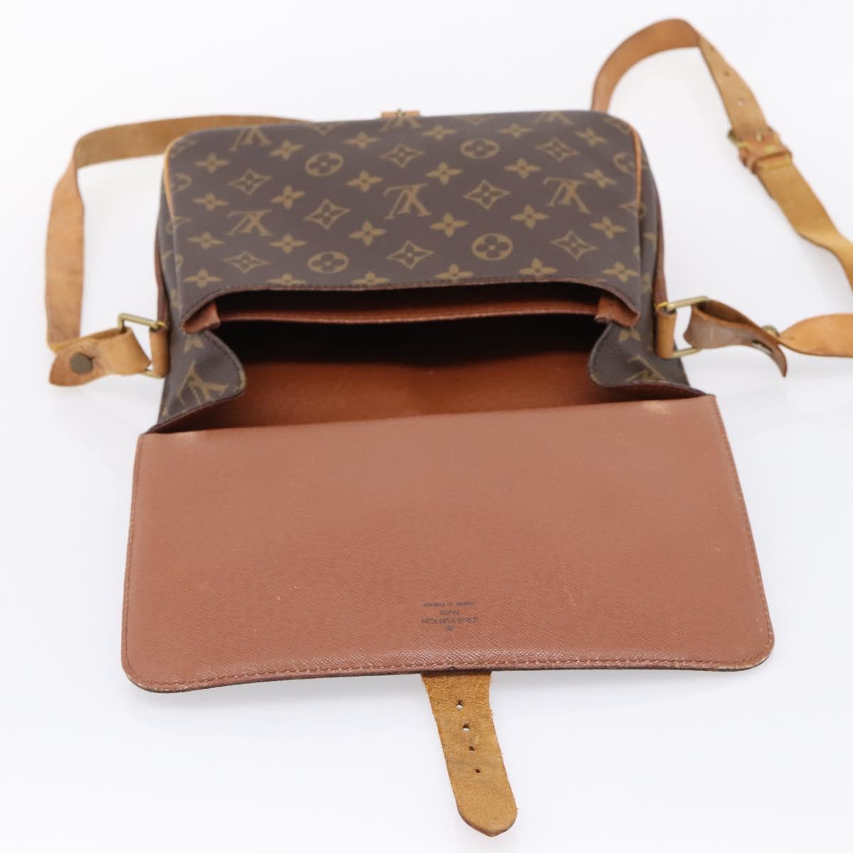 LOUIS VUITTON Monogram Cartouchiere GM Shoulder Bag M51252 LV Auth bs37364