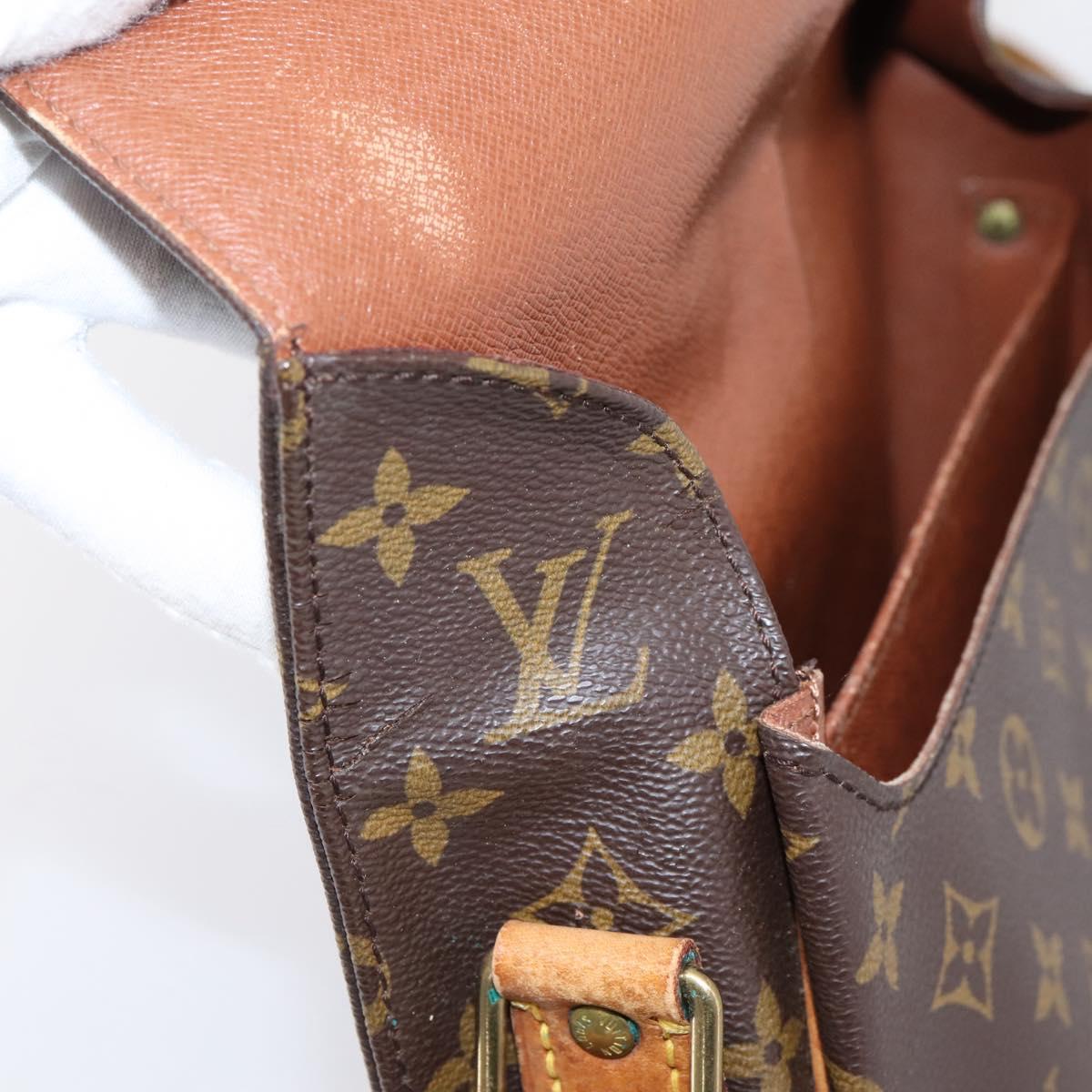 LOUIS VUITTON Monogram Cartouchiere GM Shoulder Bag M51252 LV Auth bs37364