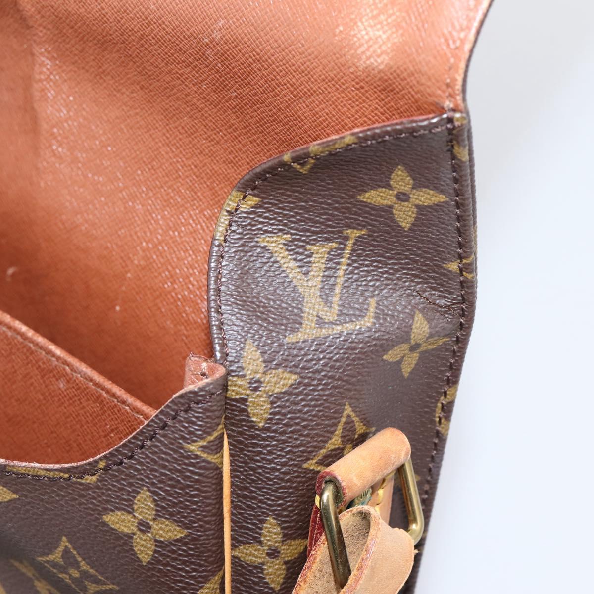 LOUIS VUITTON Monogram Cartouchiere GM Shoulder Bag M51252 LV Auth bs37364