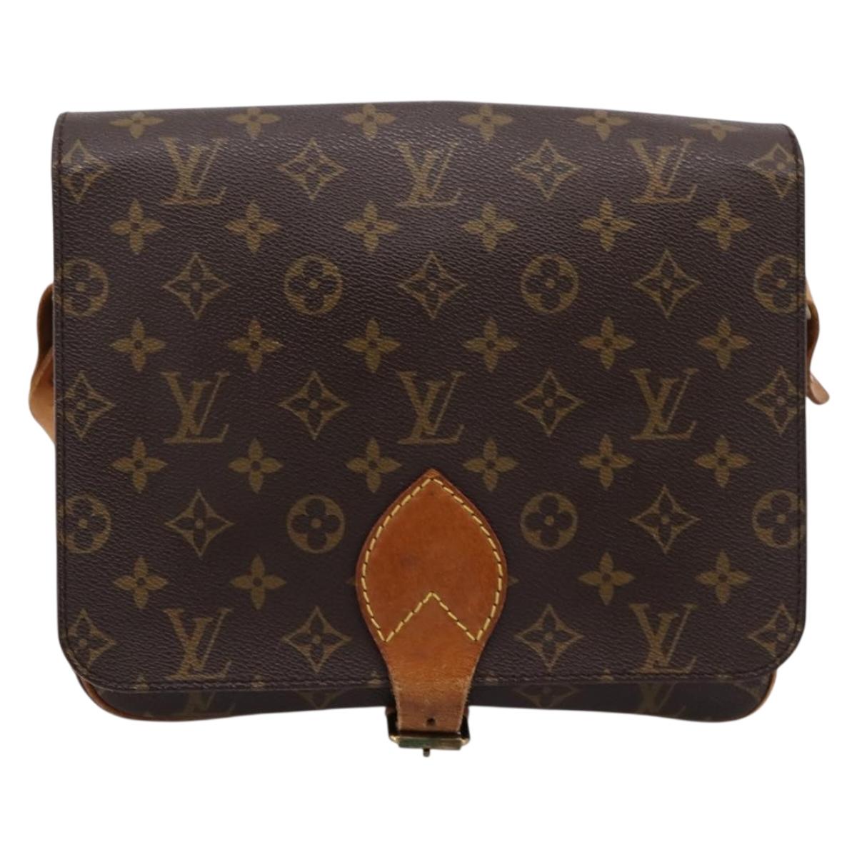 LOUIS VUITTON Monogram Cartouchiere GM Shoulder Bag M51252 LV Auth bs37364