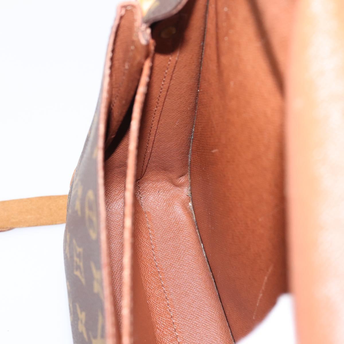 LOUIS VUITTON Monogram Cartouchiere GM Shoulder Bag M51252 LV Auth bs37364
