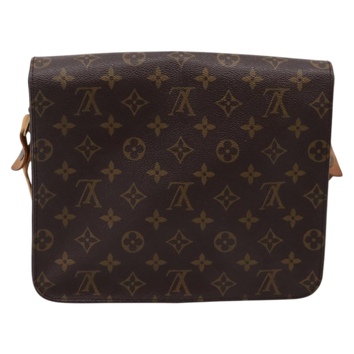 LOUIS VUITTON Monogram Cartouchiere GM Shoulder Bag M51252 LV Auth bs37364
