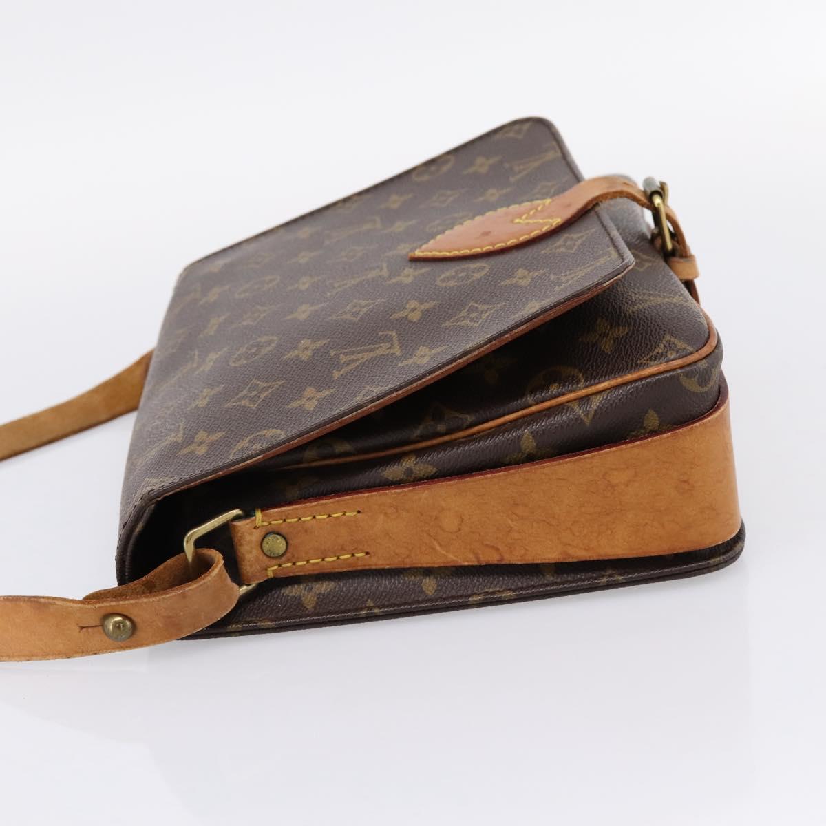 LOUIS VUITTON Monogram Cartouchiere GM Shoulder Bag M51252 LV Auth bs37364