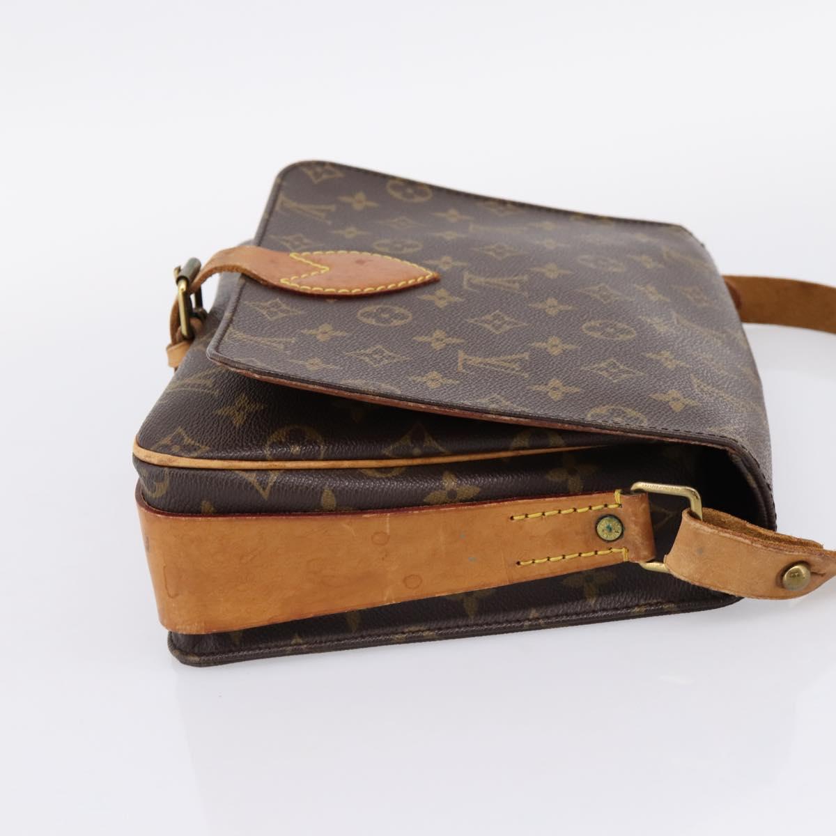 LOUIS VUITTON Monogram Cartouchiere GM Shoulder Bag M51252 LV Auth bs37364