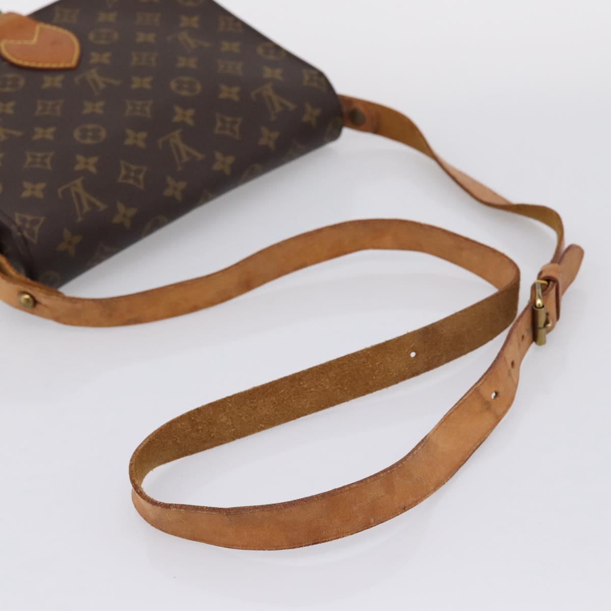 LOUIS VUITTON Monogram Cartouchiere GM Shoulder Bag M51252 LV Auth bs37364
