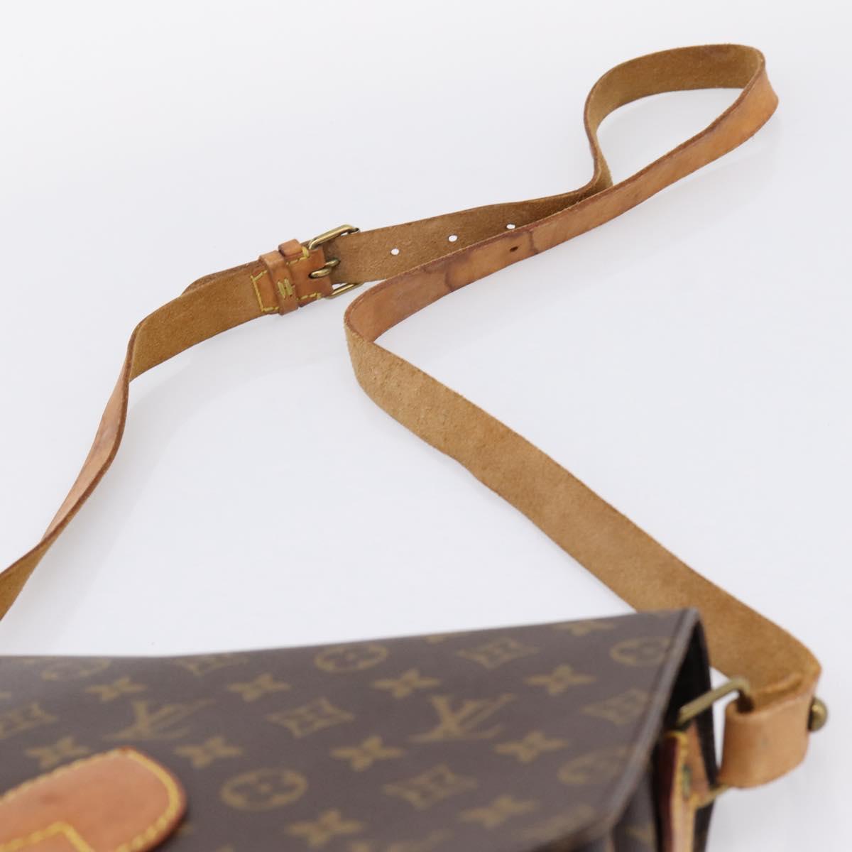 LOUIS VUITTON Monogram Cartouchiere GM Shoulder Bag M51252 LV Auth bs37364