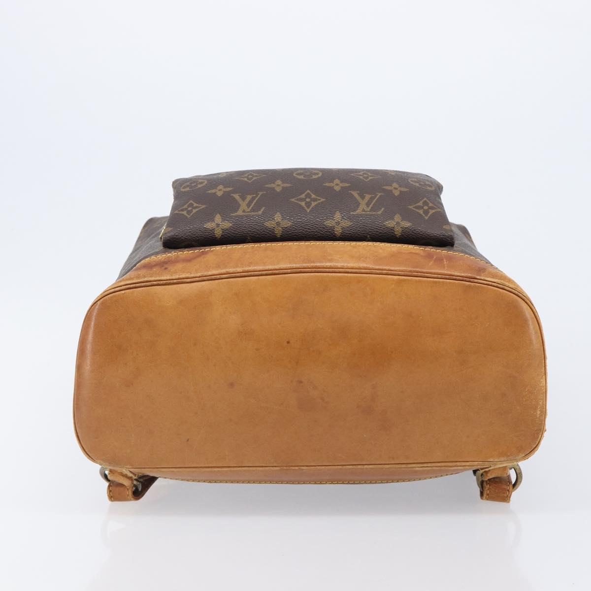 LOUIS VUITTON Monogram Montsouris GM Backpack M51135 LV Auth bs37365