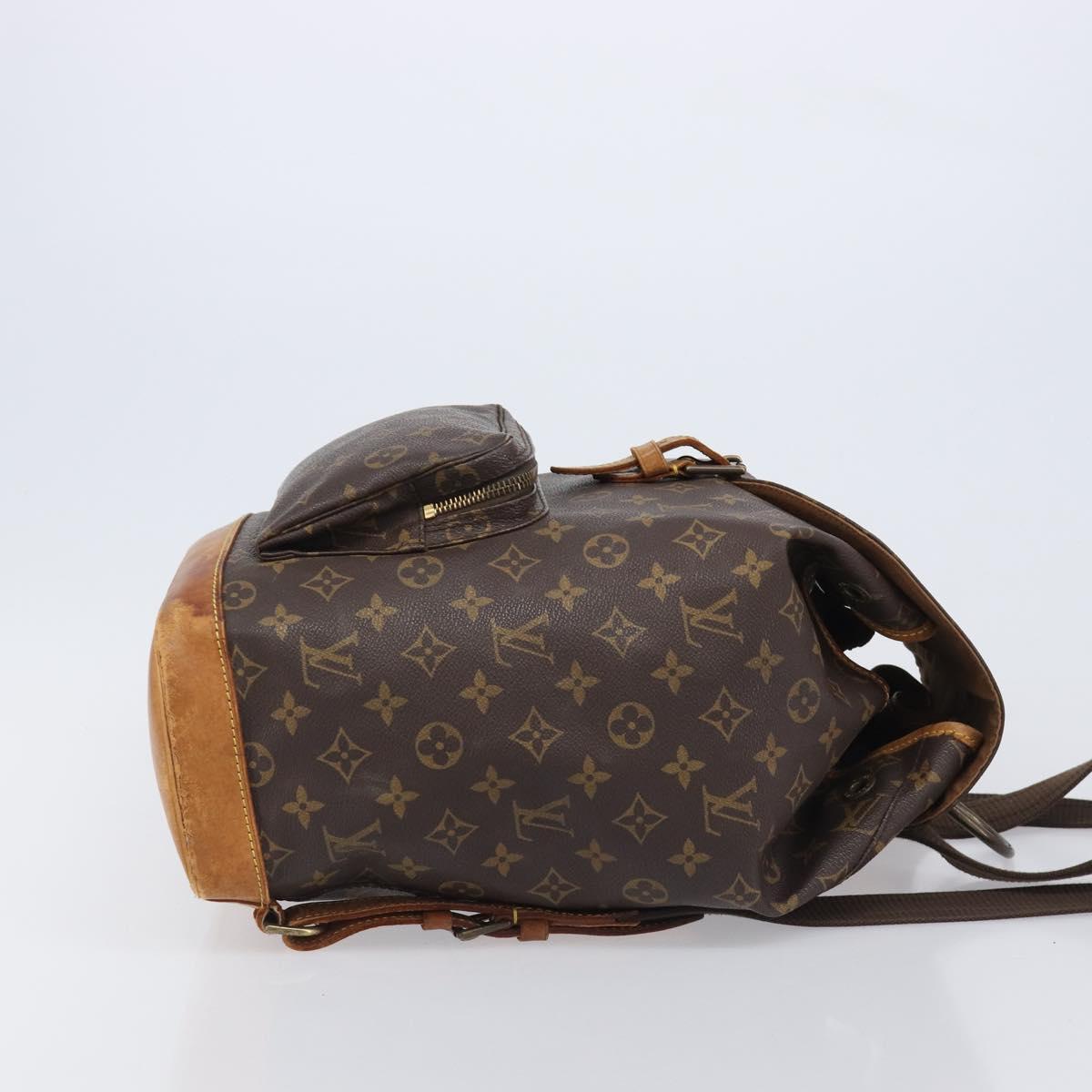 LOUIS VUITTON Monogram Montsouris GM Backpack M51135 LV Auth bs37365