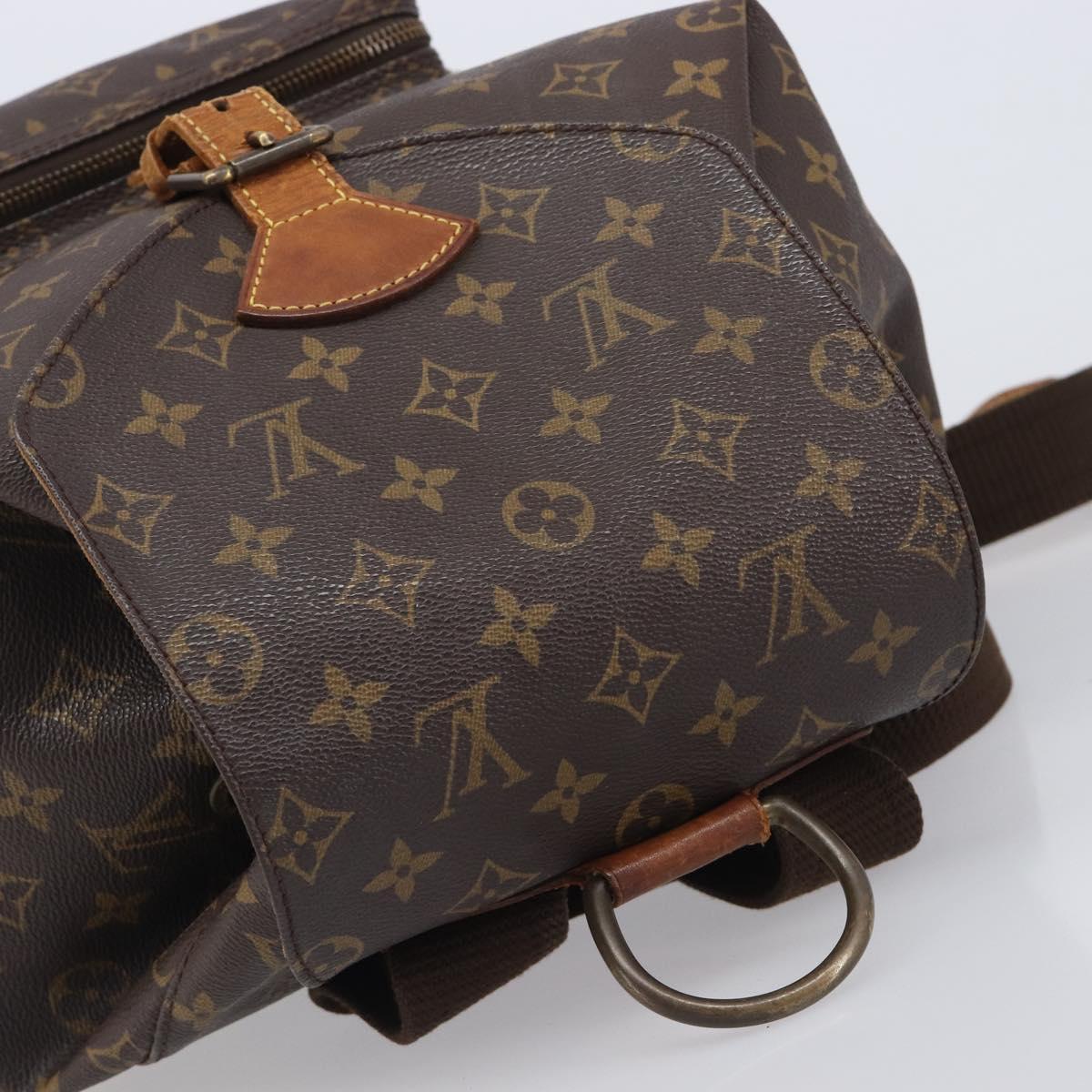 LOUIS VUITTON Monogram Montsouris GM Backpack M51135 LV Auth bs37365