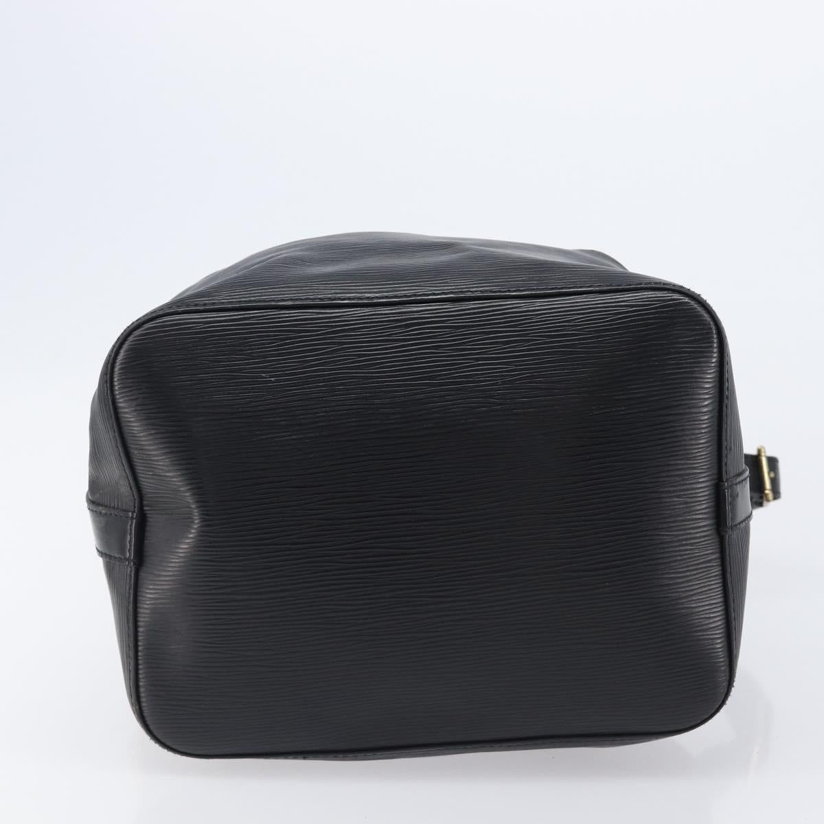 LOUIS VUITTON Epi Petit Noe Shoulder Bag Black M44102 LV Auth bs37366